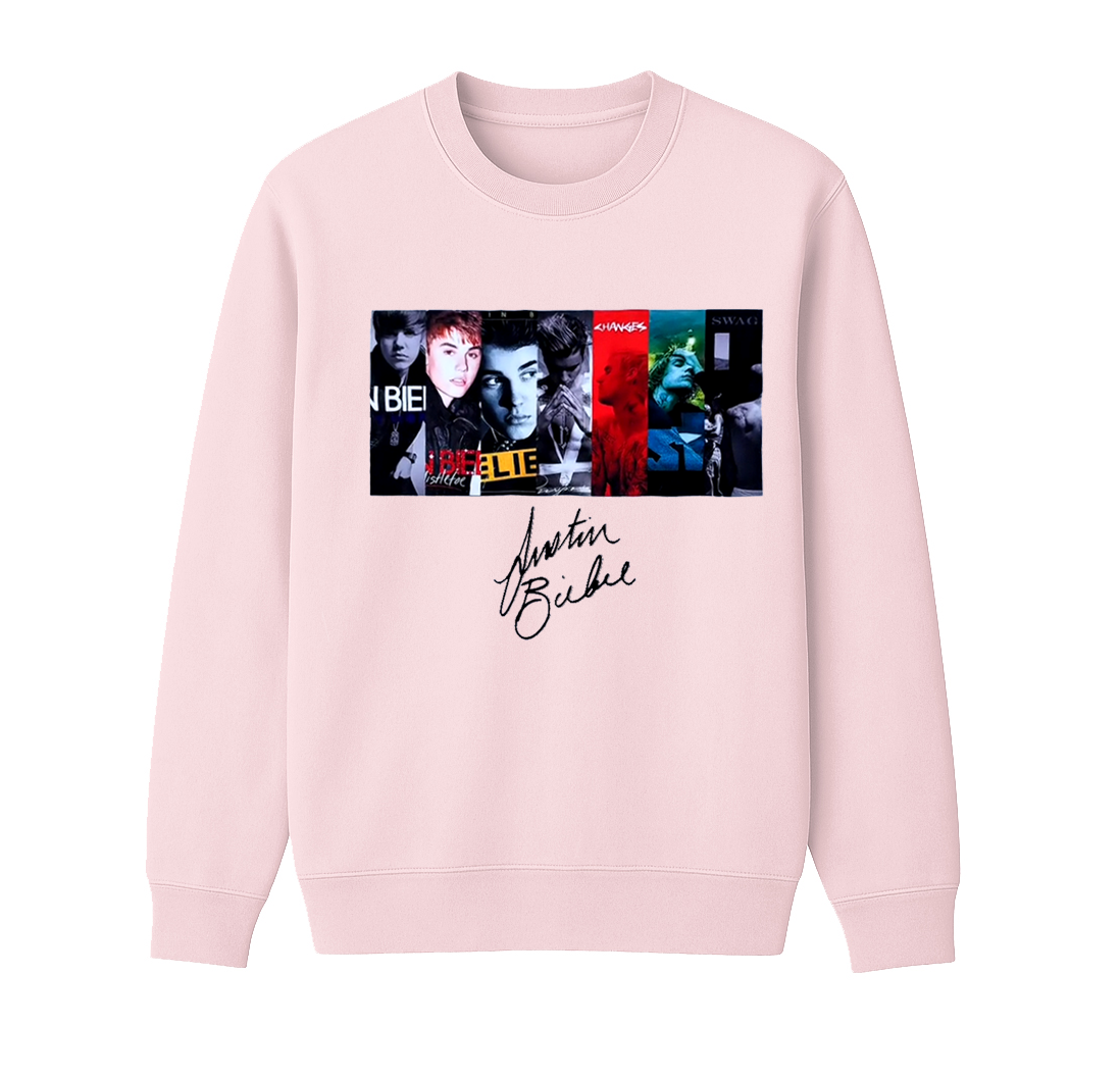 Justin Bieber Fans Unisex Cotton Creneck Sweatshirt