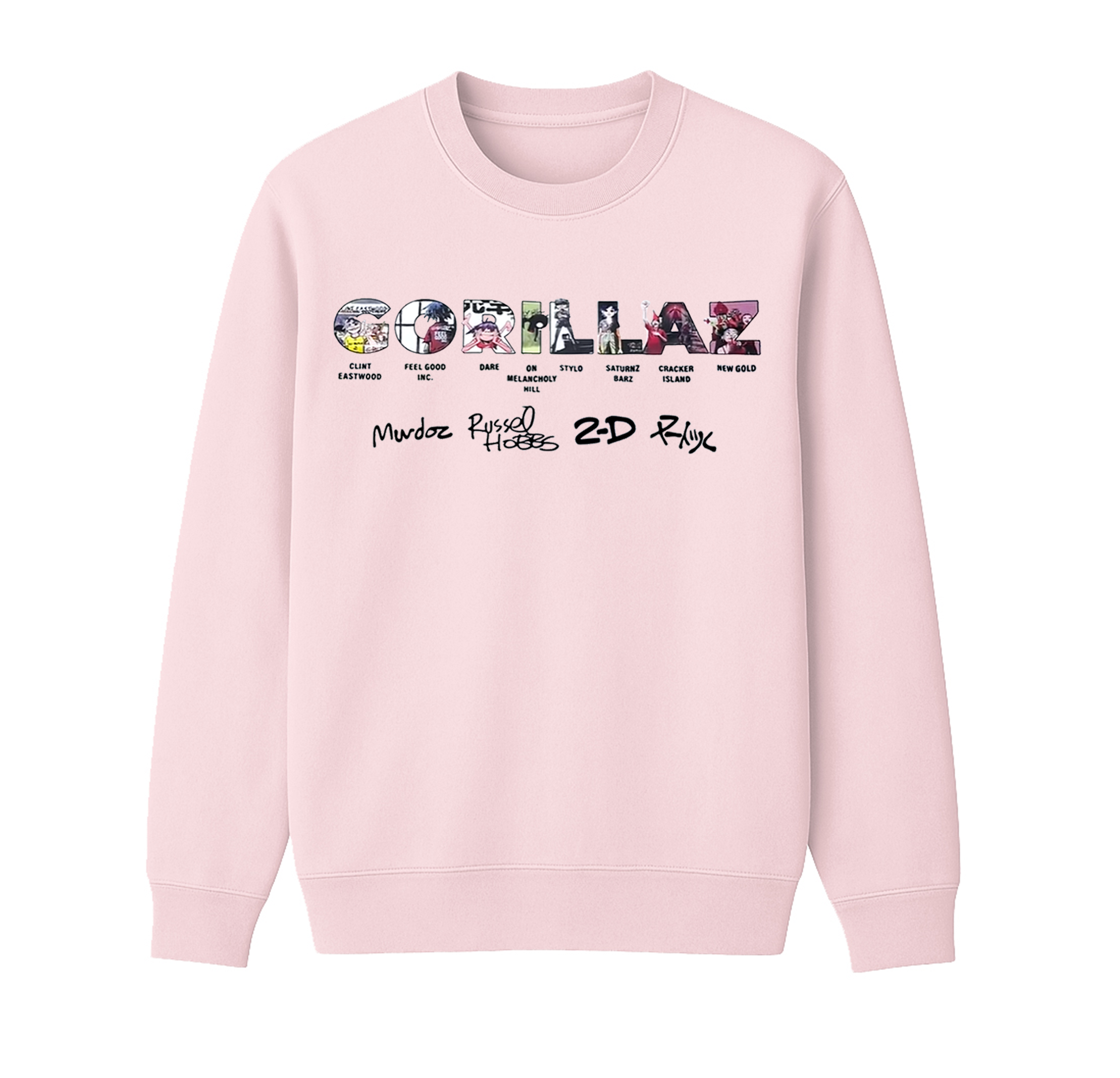 Gorillaz fan Unisex Cotton Creneck Sweatshirt