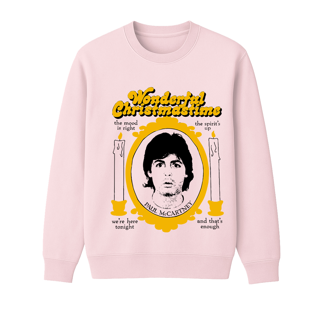 Wonderful Christmas time,Paul McCartney Fans Unisex Cotton Creneck Sweatshirt