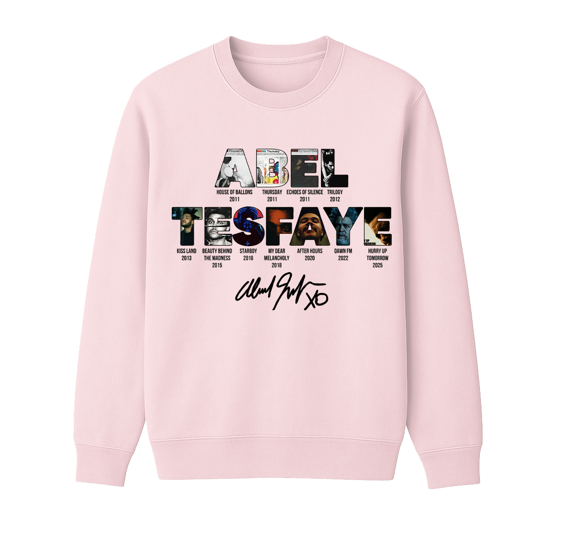 The Weeknd concert  Unisex Cotton Creneck Sweatshirt