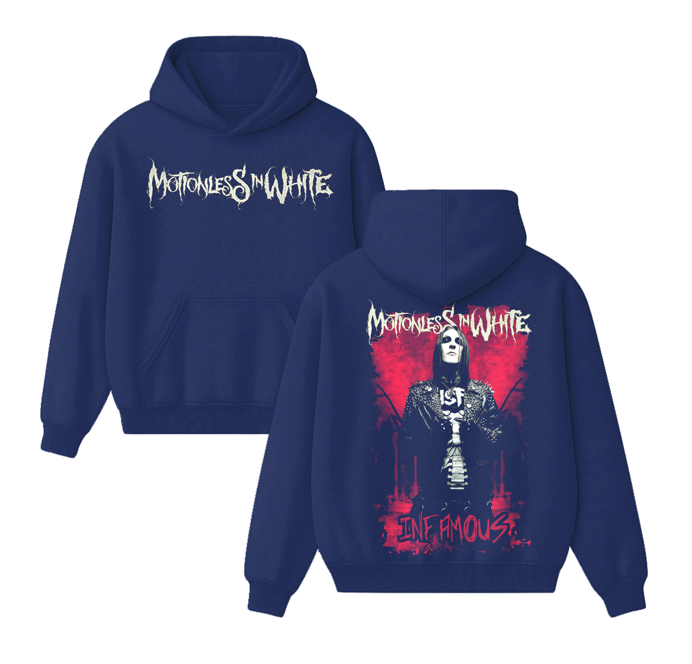 Motionless In White Unisex Cotton Hoodie