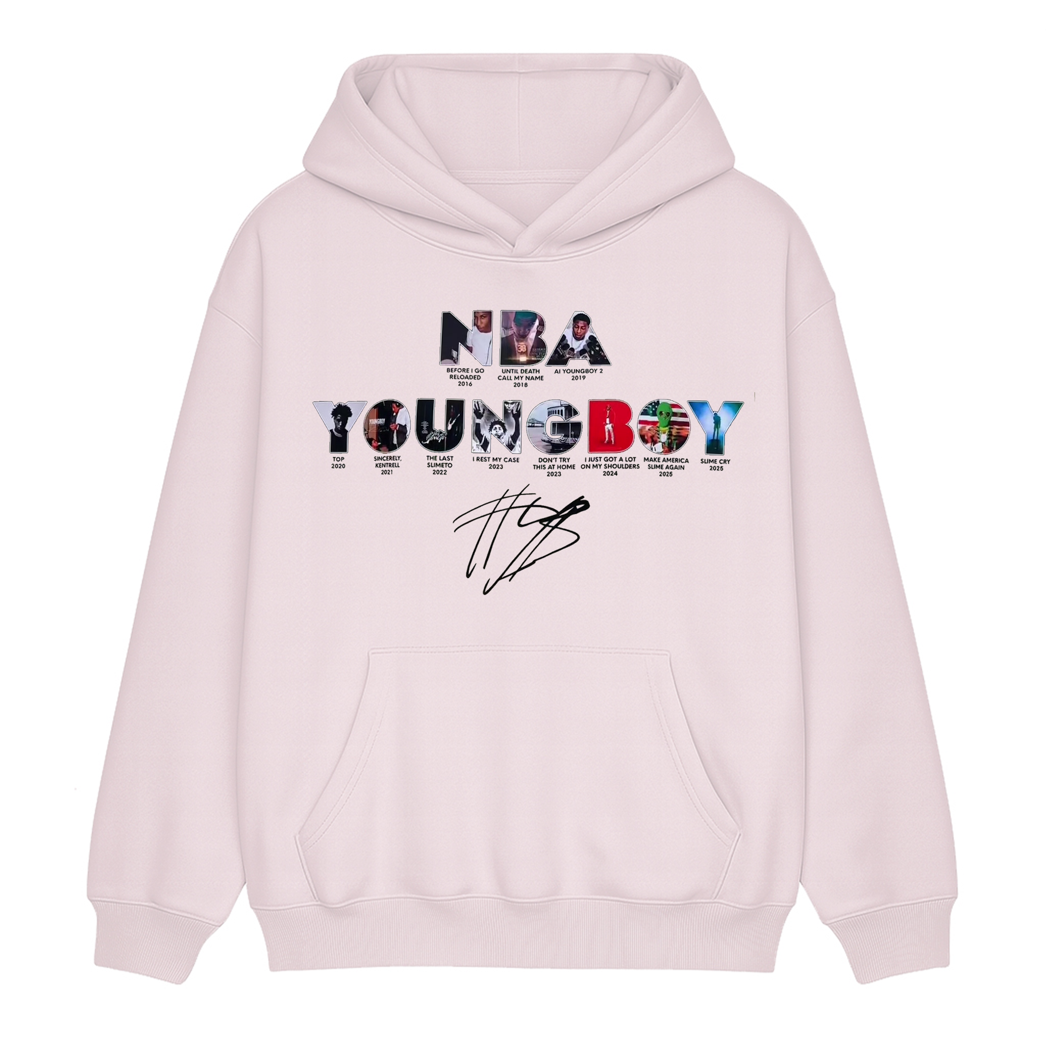 NBA Youngboy Signature Album Unisex Cotton Hoodie