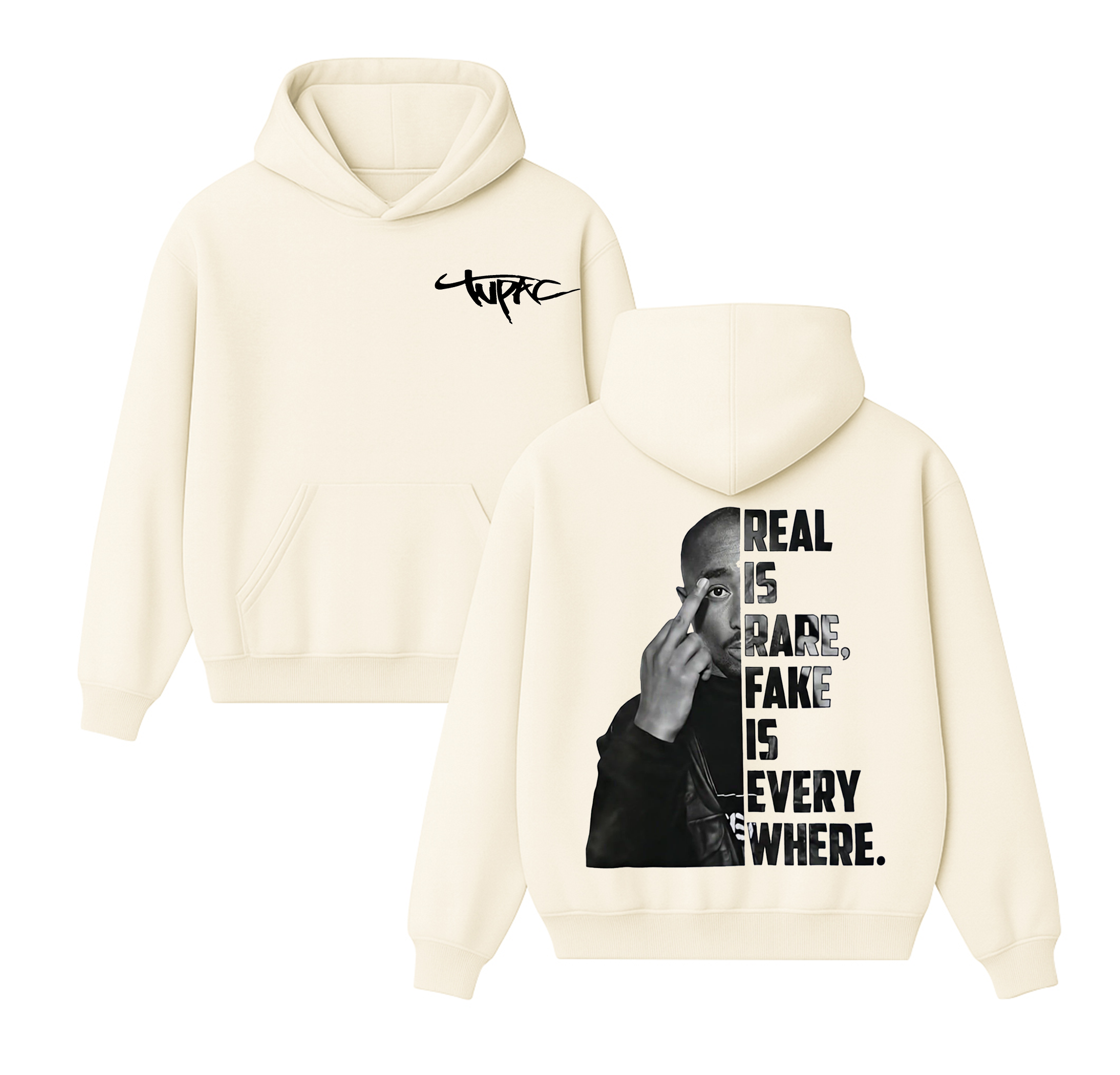 Tupac Unisex Cotton Hoodie