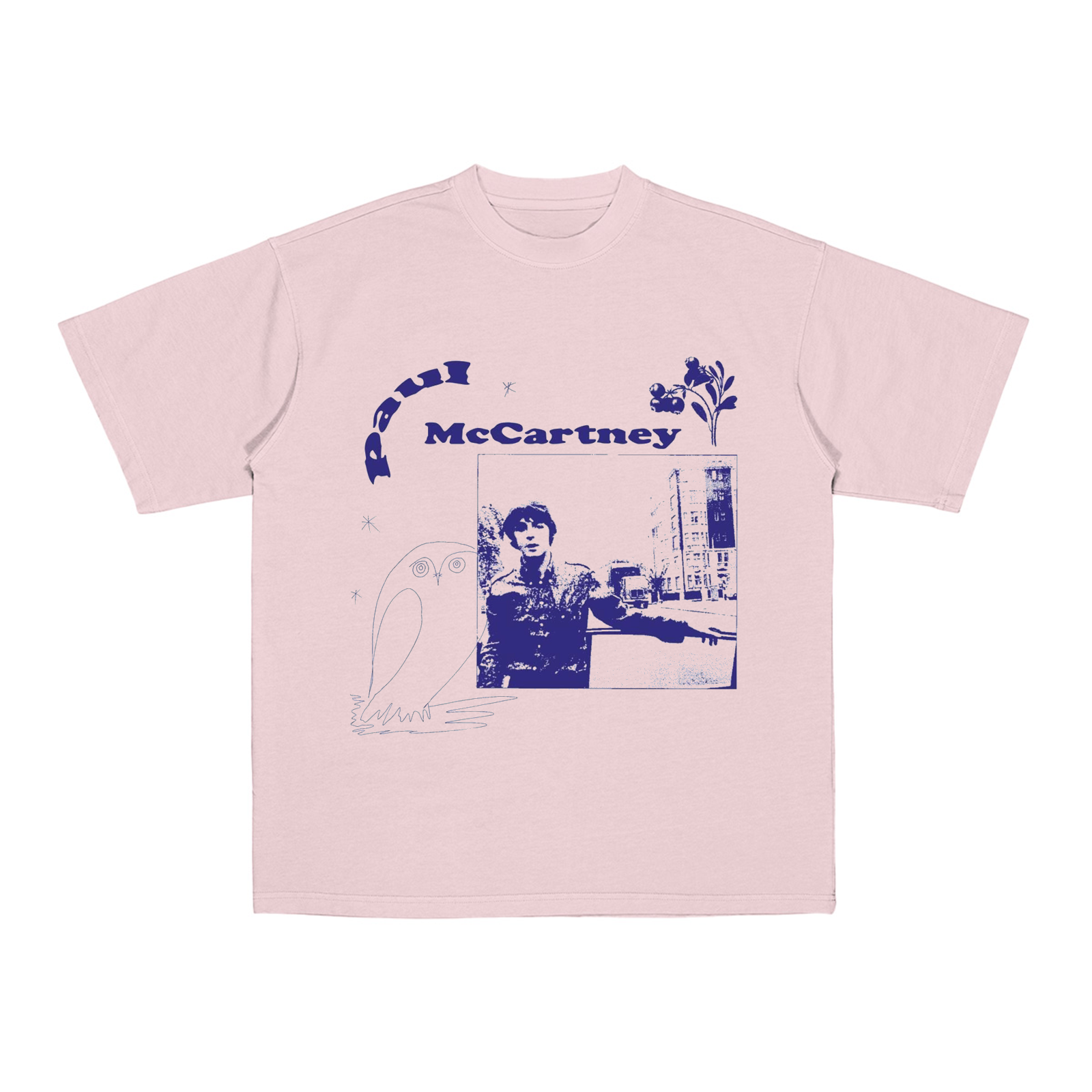 Paul McCartney Beatles Fan Art  Cotton Unisex T-shirt