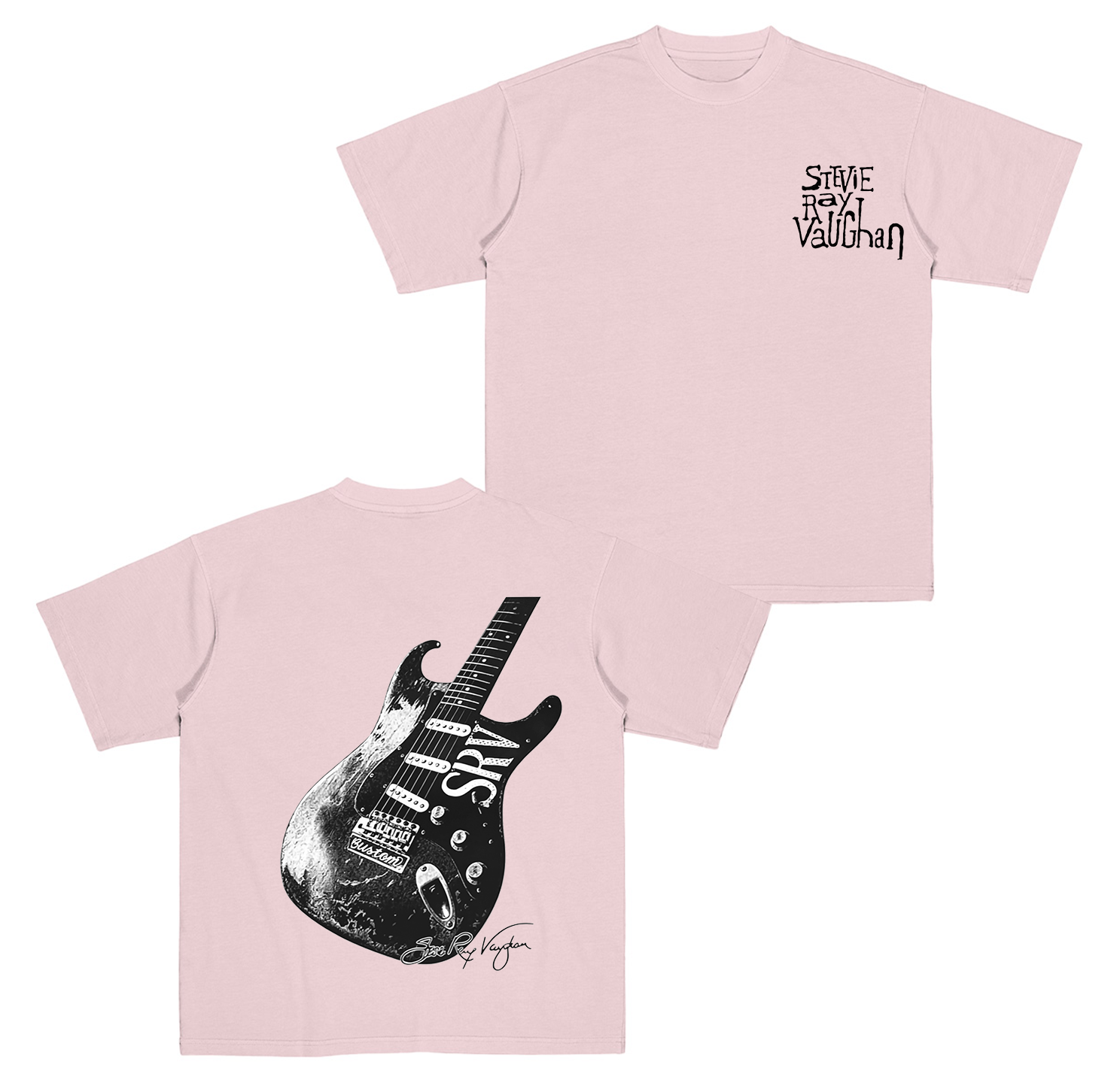 Stevie Ray Vaughan Guitar Cotton Unisex T-shirt