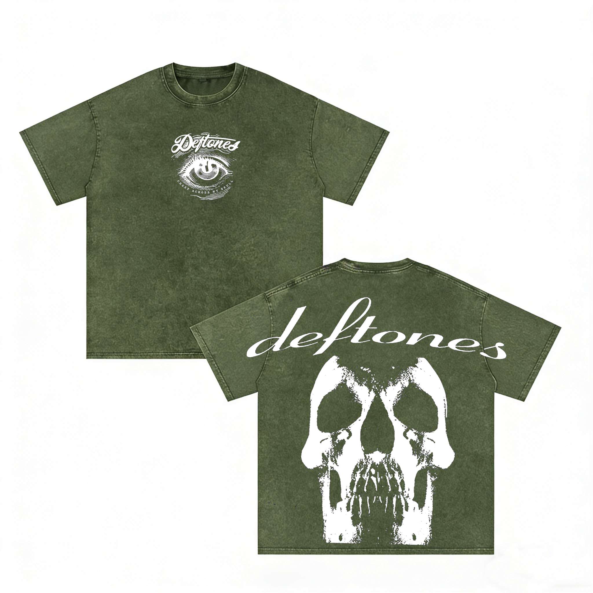 Deftones Creep Across My Skull Washed Unisex T-Shirt