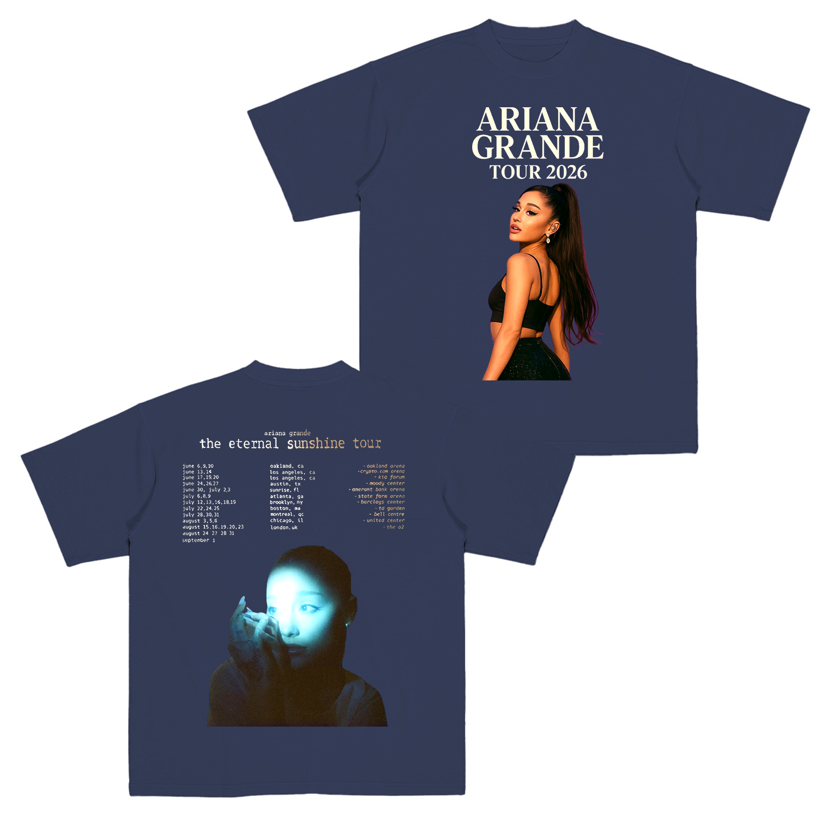 2026 Ariana Grande The Eternal Sunshine Tour Cotton Unisex T-shirt