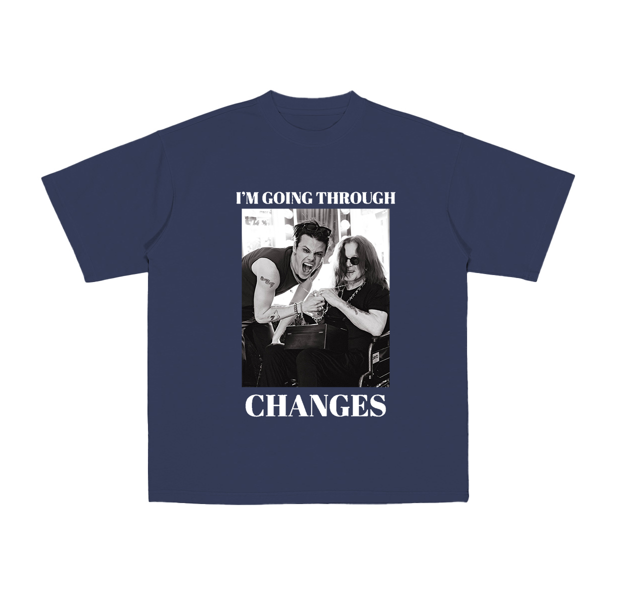 Ozzy Osbourne ,Yungblud Going Through Changes Cotton Unisex T-shirt
