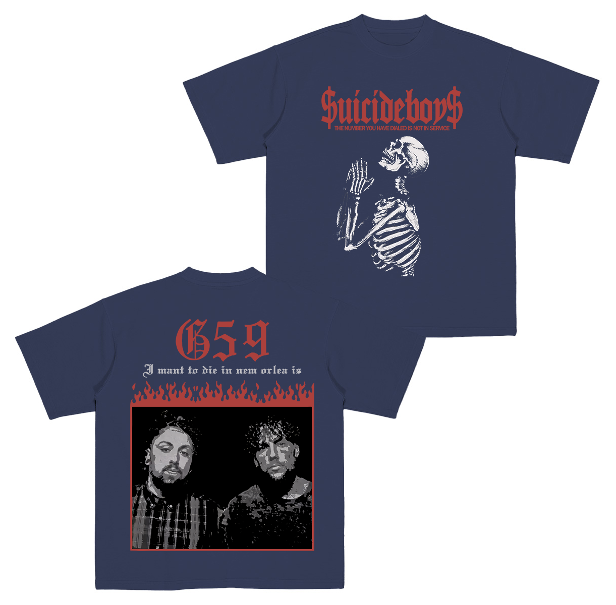 Suicideboys Grey Day  Cotton Unisex T-shirt