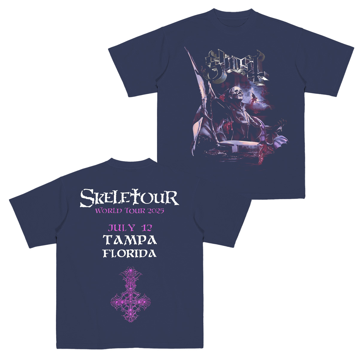 Ghost SkelTour Cotton Unisex T-shirt