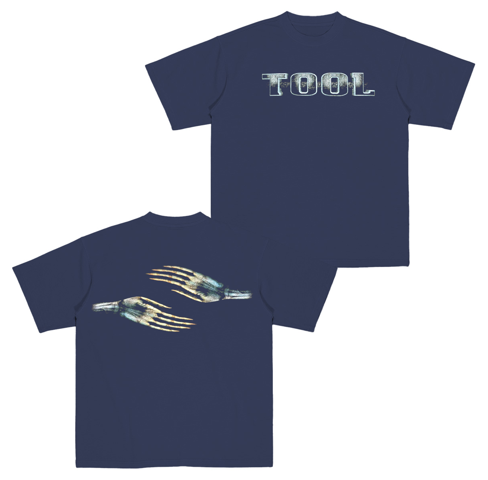 Tool Salival Skeleton Hands Graphic 2000 Tour Cotton Unisex T-shirt
