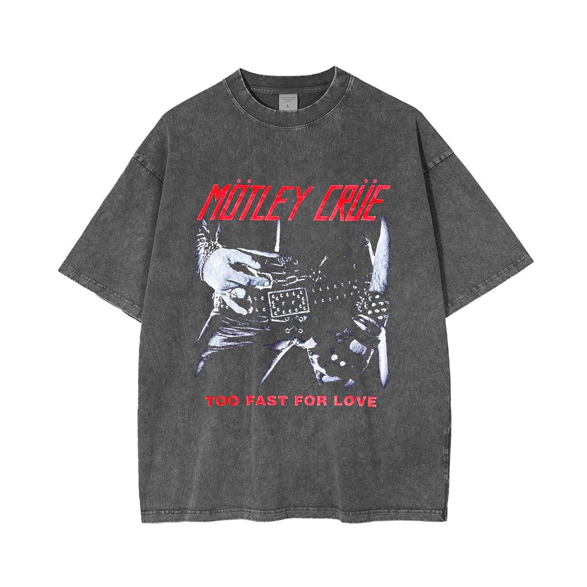 Vintage Motley crue too fast for love band Washed Unisex T-Shirt