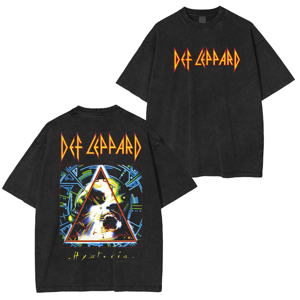 Defleppard Unisex Washed T-Shirt