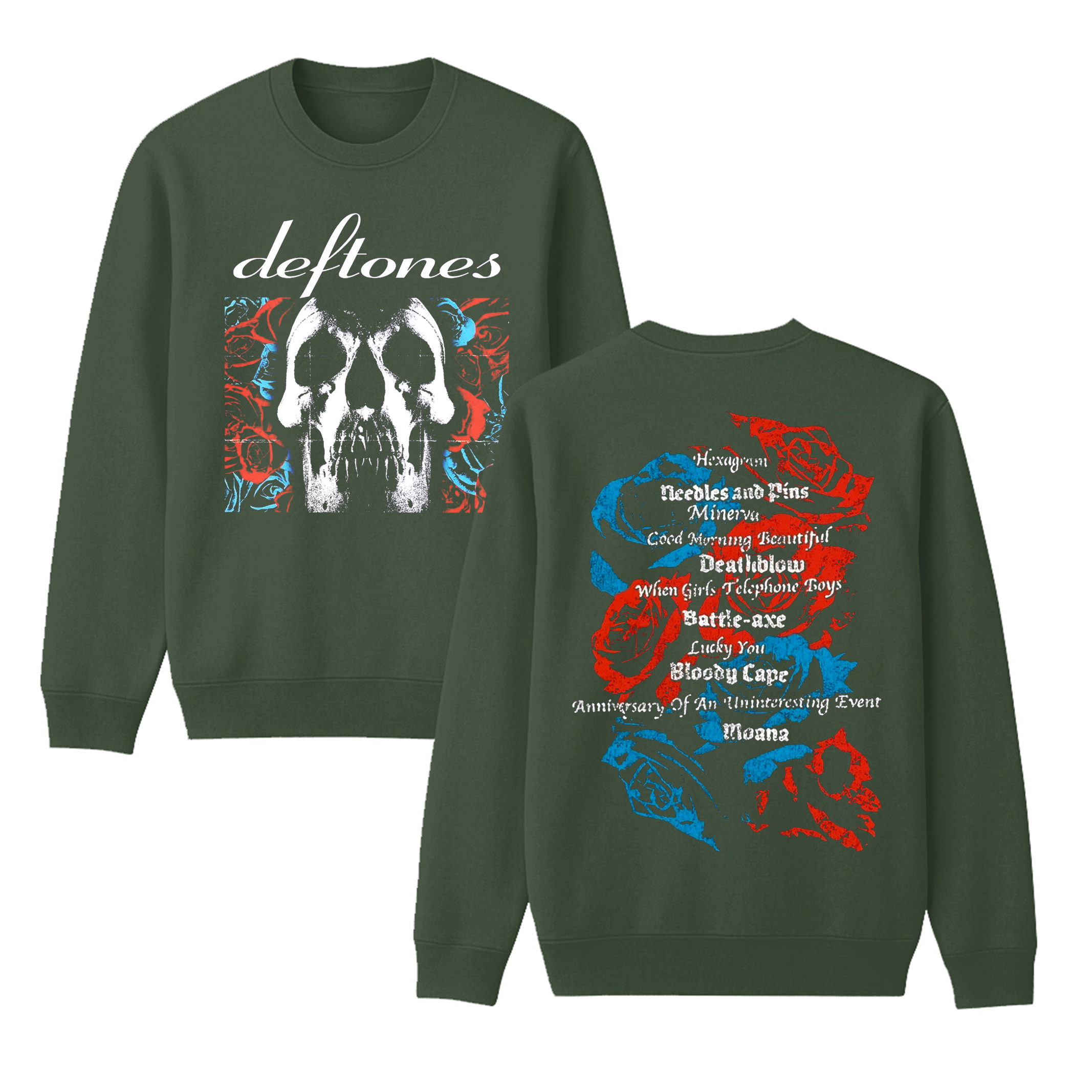Deftones Alum Unisex Cotton Creneck Sweatshirt