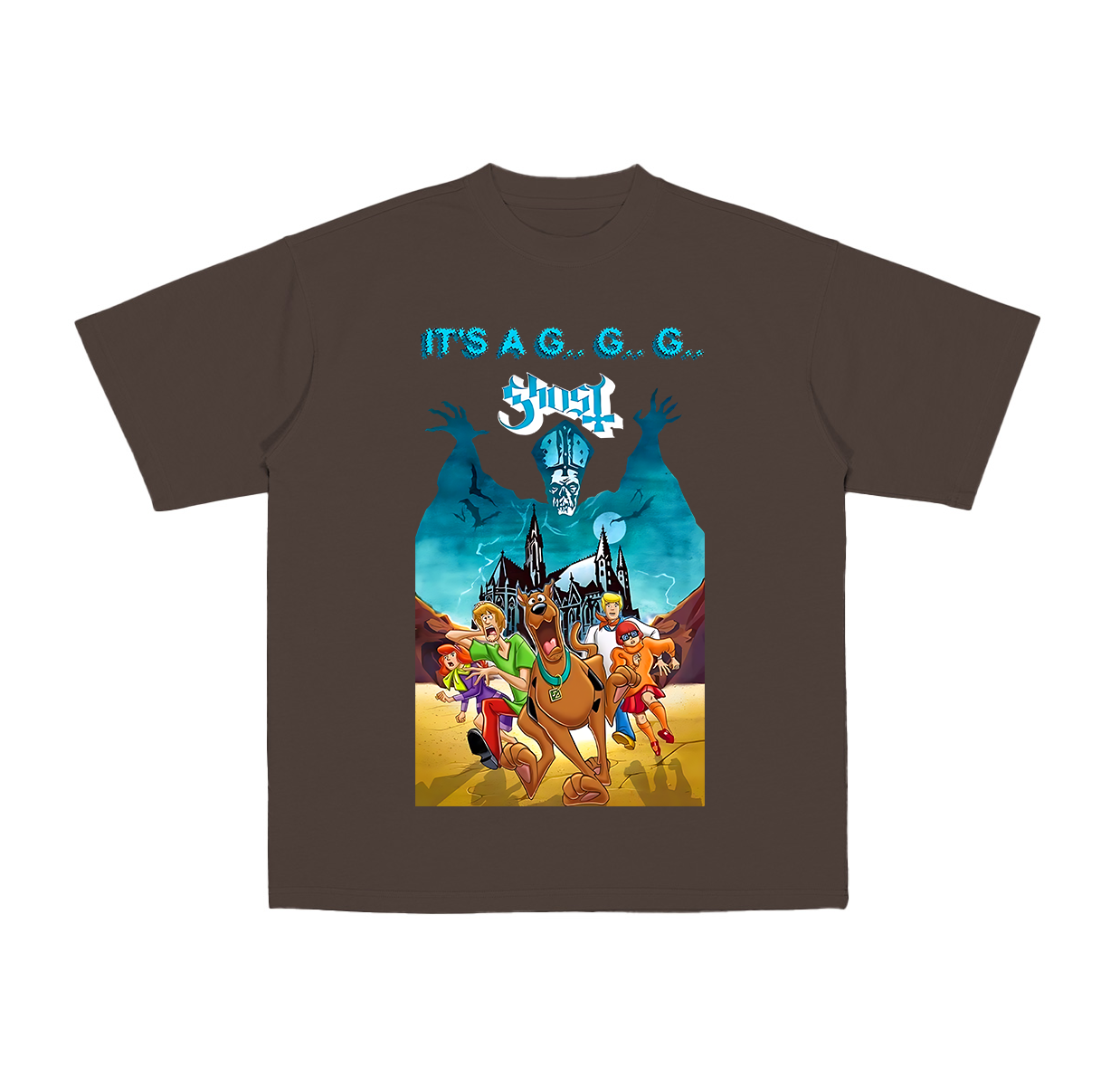 Ghost Rock Band X Scooby-Doo  Cotton Unisex T-shirt