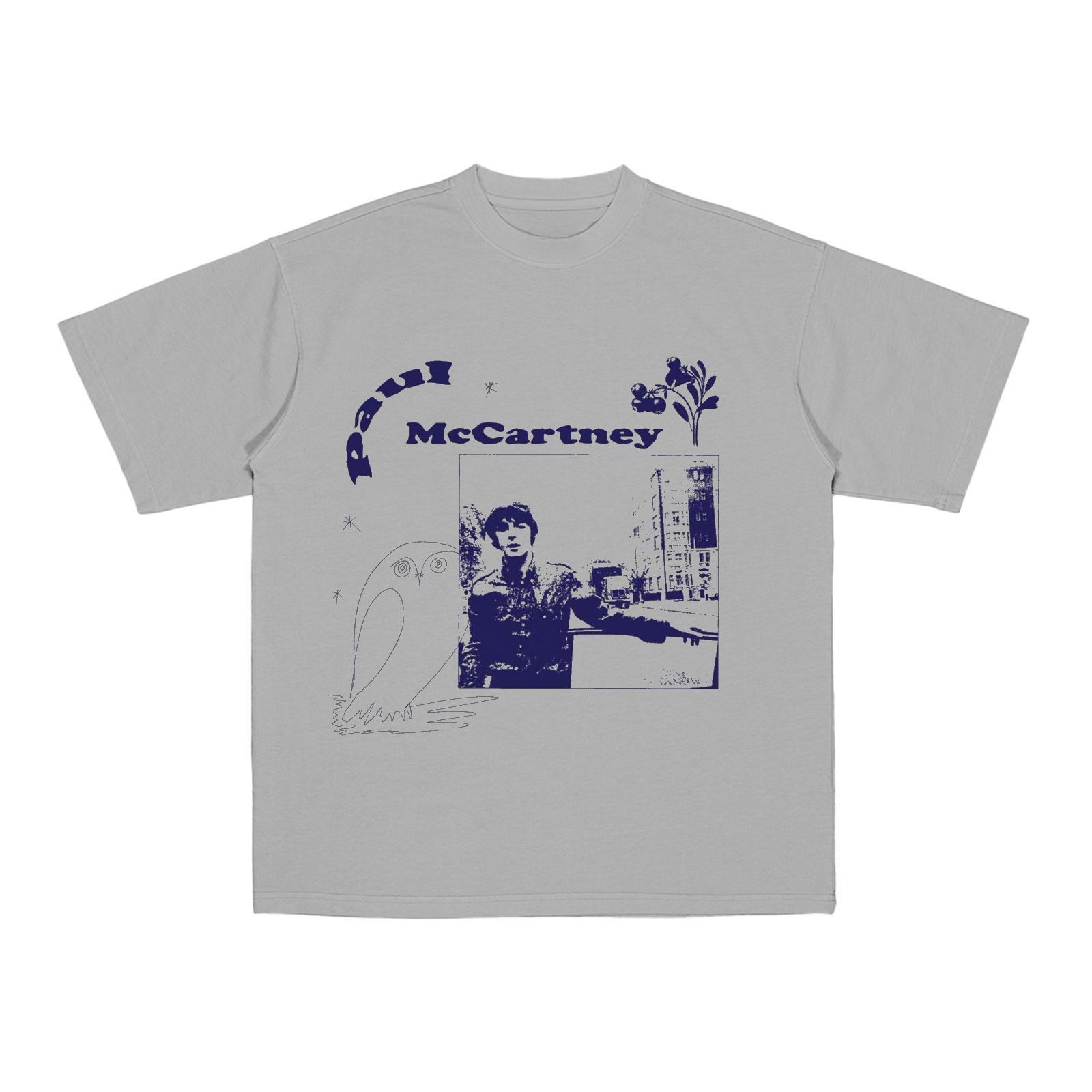 Paul McCartney Beatles Fan Art  Cotton Unisex T-shirt