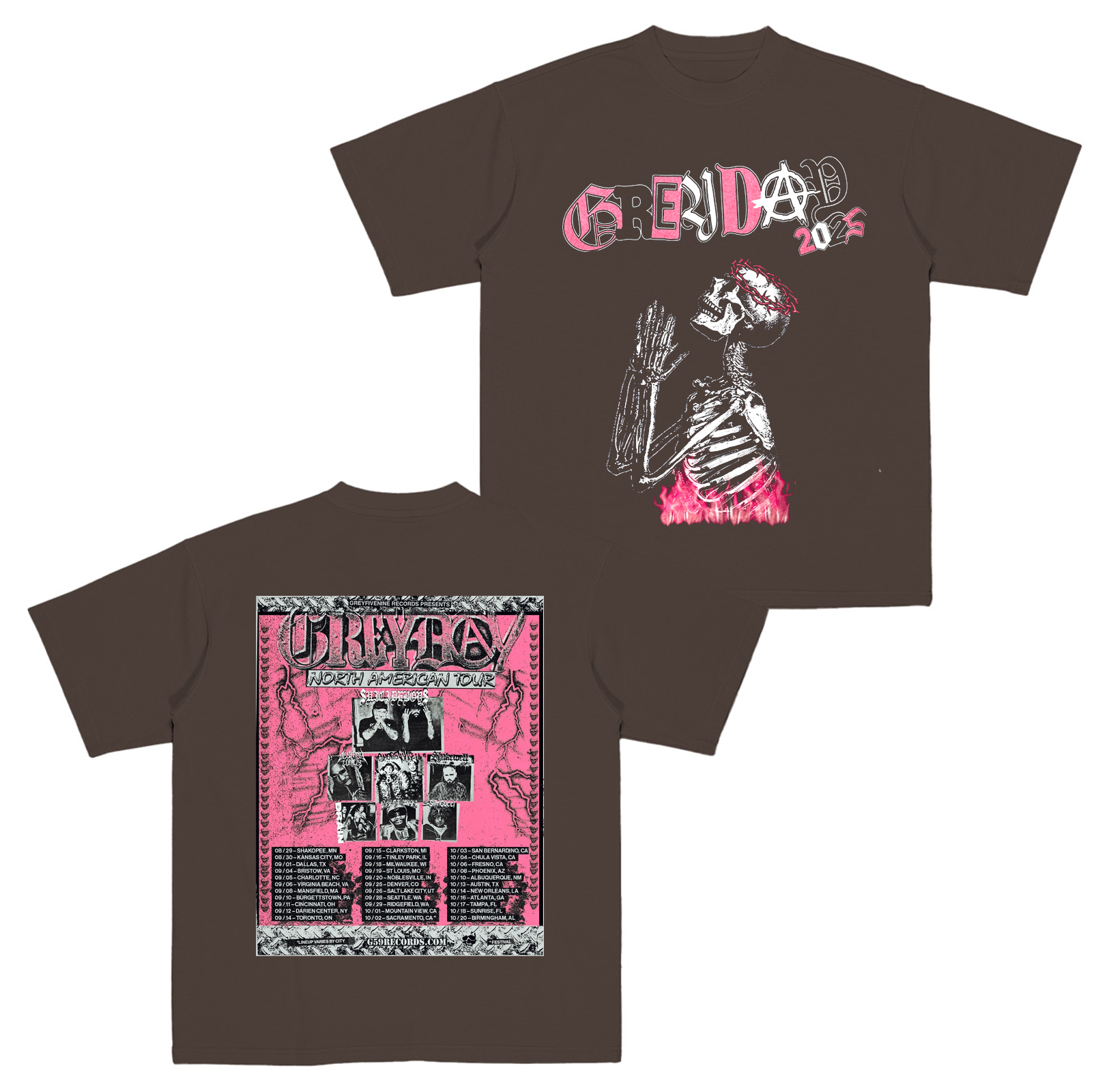 Suicide Boys Grey Day 2026 North America Tour Cotton Unisex T-shirt