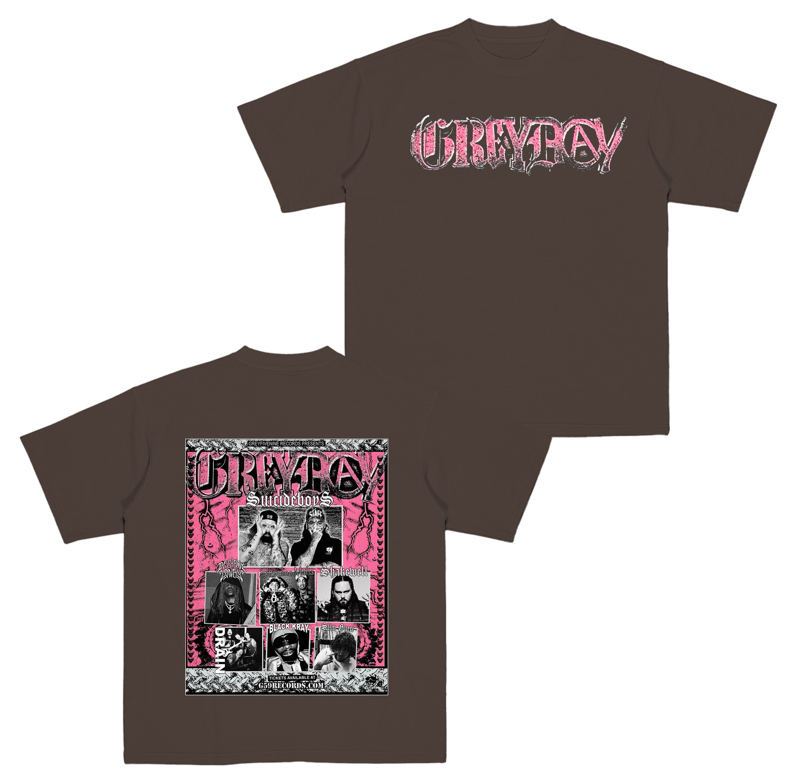 Suicide Boys Grey Day 2026 Tour Cotton Unisex T-shirt