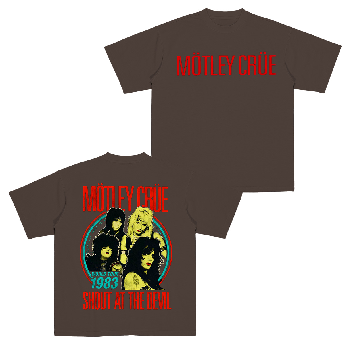 Motley Crue Shout At The Devil 1983 Vintage Unisex T-shirt