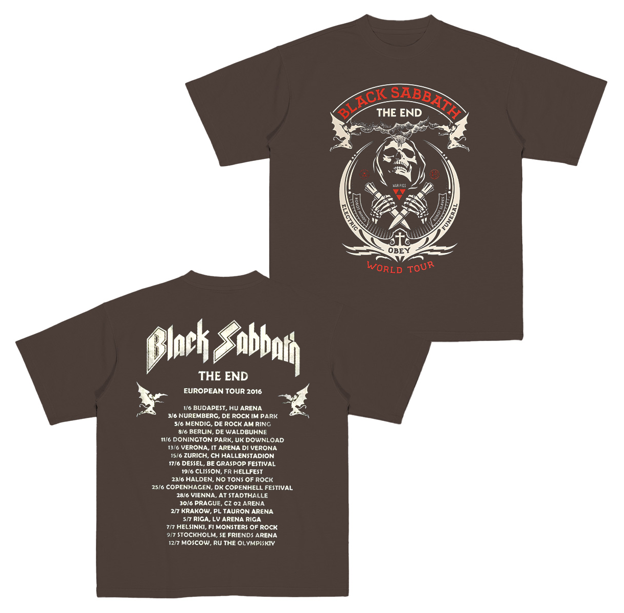 Black Sabbath OzzyOsbourne Vintage Unisex T-shirt