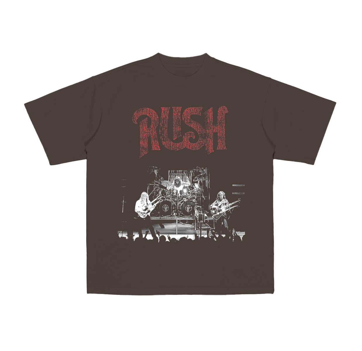 Vintage Rush Band Cotton Unisex T-shirt
