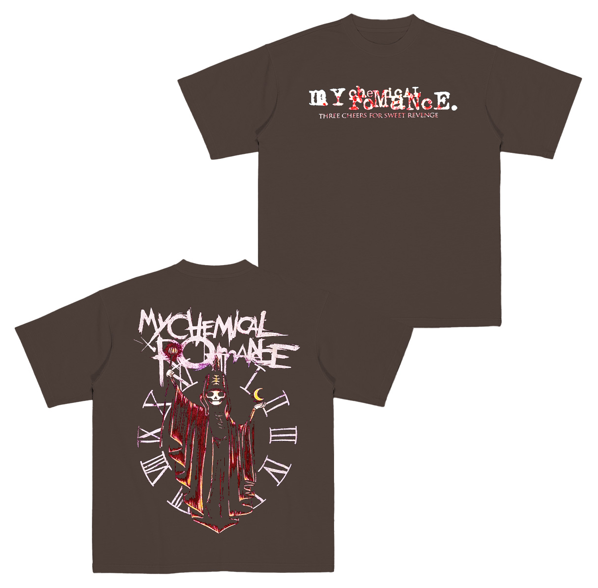 My Chemical Romance Three Cheers for Sweet Revenge Tracklist Cotton Unisex T-shirt