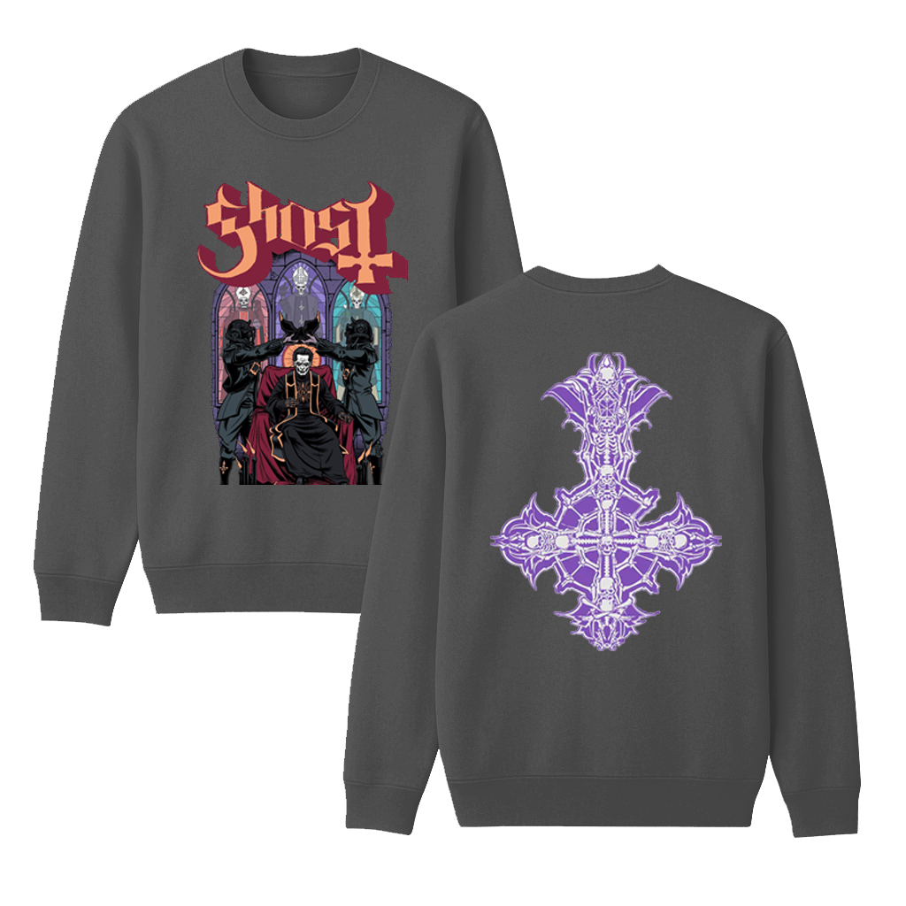 Ghost Band Unisex Cotton Creneck Sweatshirt