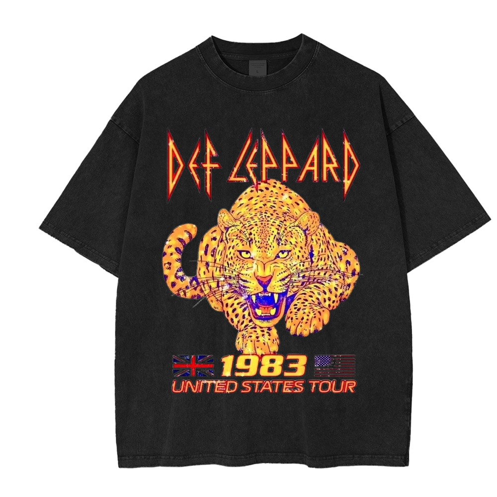 Def Leppard Unisex Washed T-Shirt