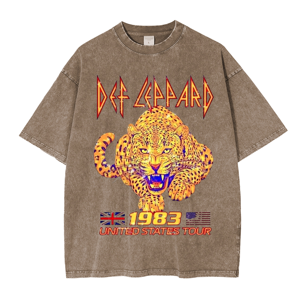 Def Leppard Unisex Washed T-Shirt