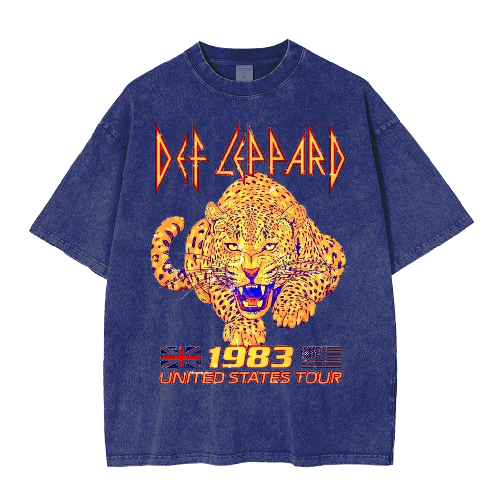 Def Leppard Unisex Washed T-Shirt