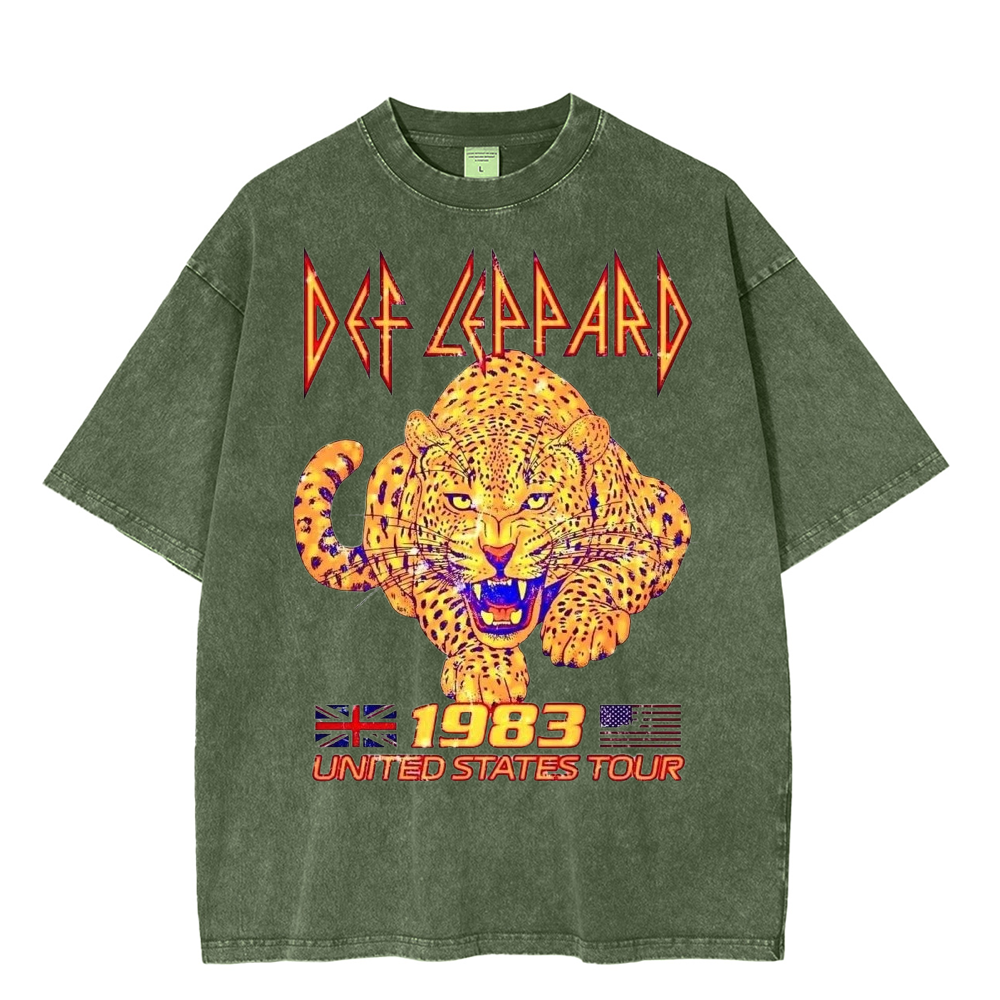 Def Leppard Unisex Washed T-Shirt