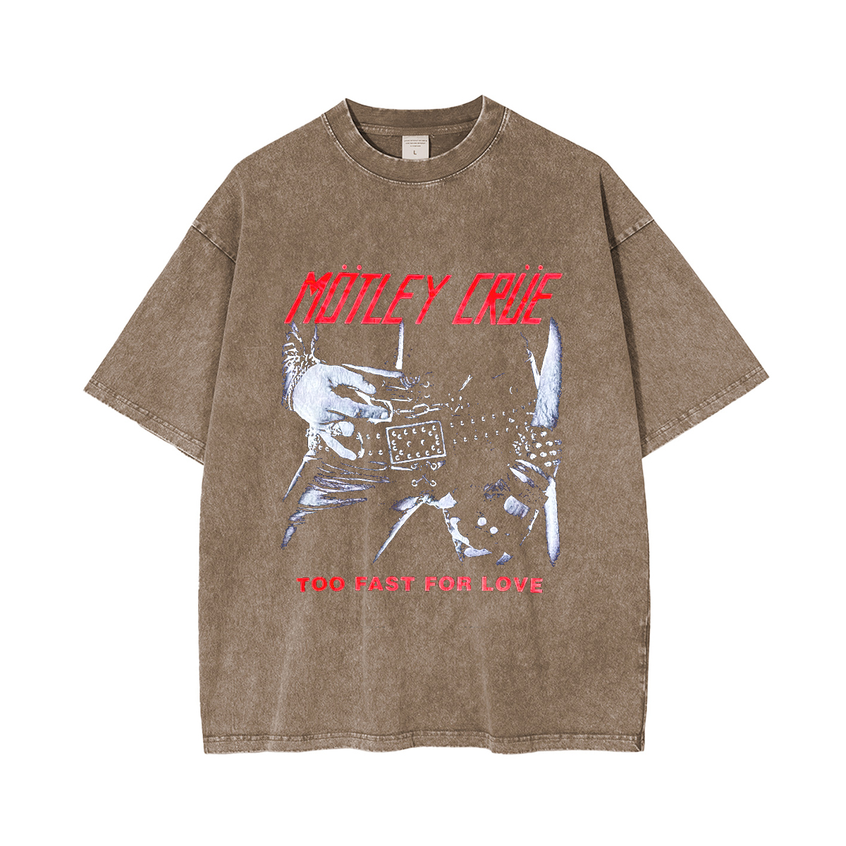 Vintage Motley crue too fast for love band Washed Unisex T-Shirt