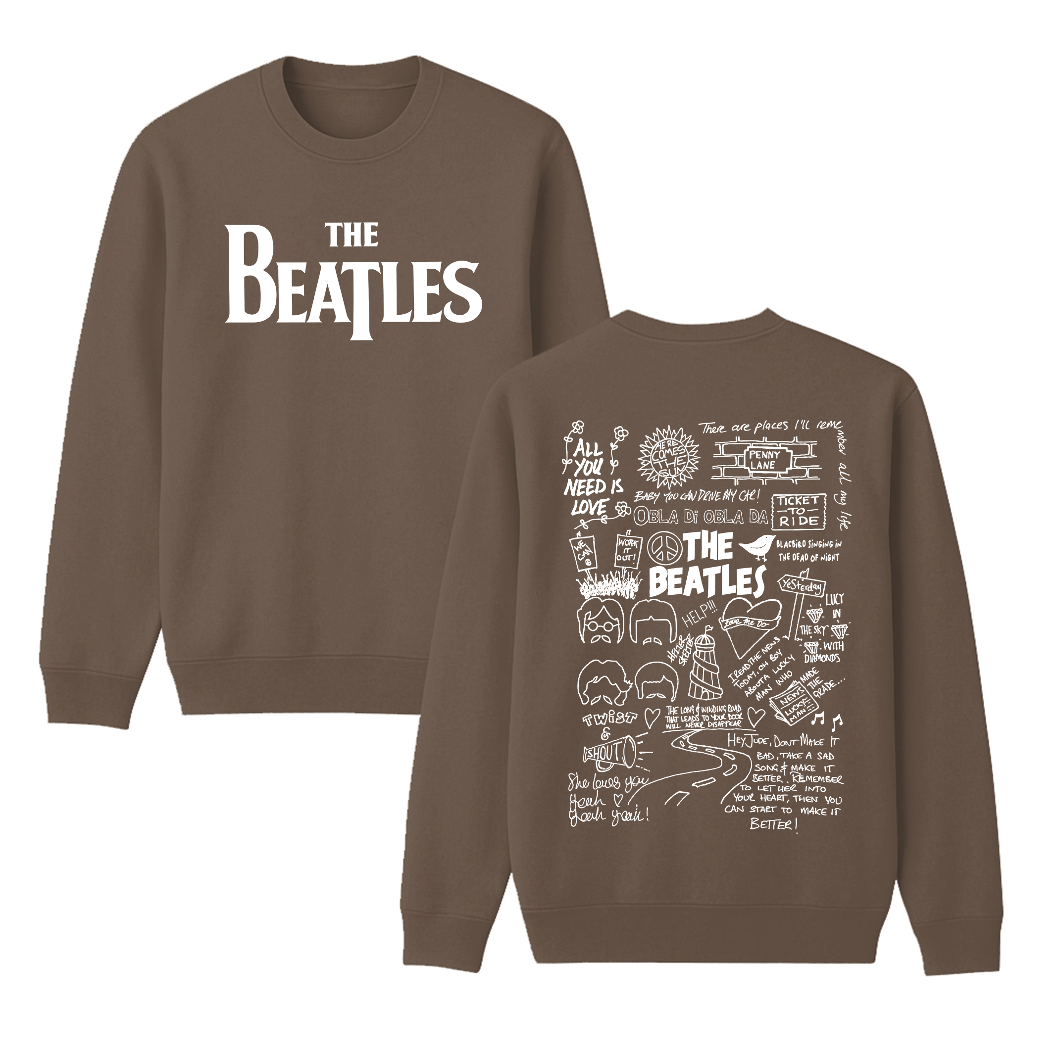 The Beatles Unisex Crewneck Sweatshirt