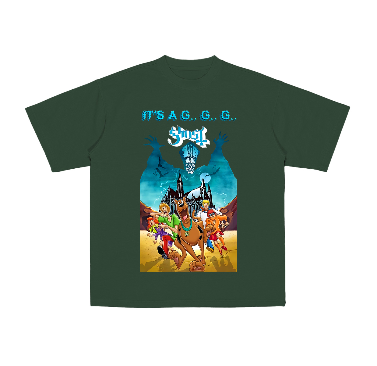 Ghost Rock Band X Scooby-Doo  Cotton Unisex T-shirt
