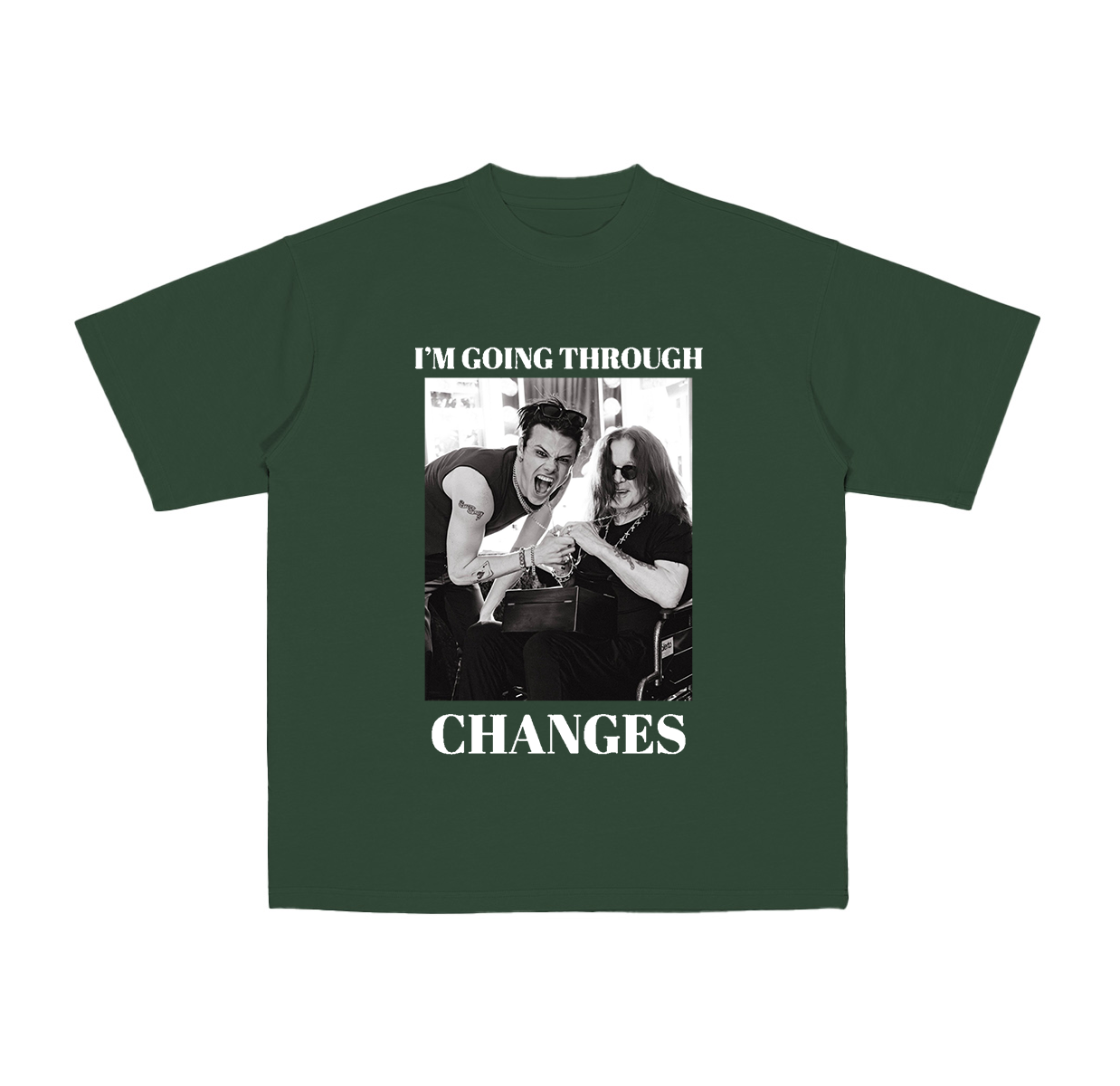 Ozzy Osbourne ,Yungblud Going Through Changes Cotton Unisex T-shirt