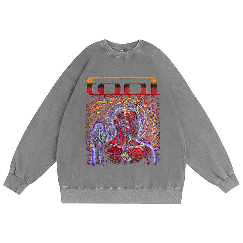 TOOL LATERALUS VINTAGE Unisex Washed Crewneck Sweatshirt