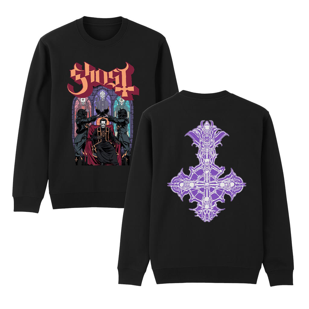 Ghost Band Unisex Cotton Creneck Sweatshirt