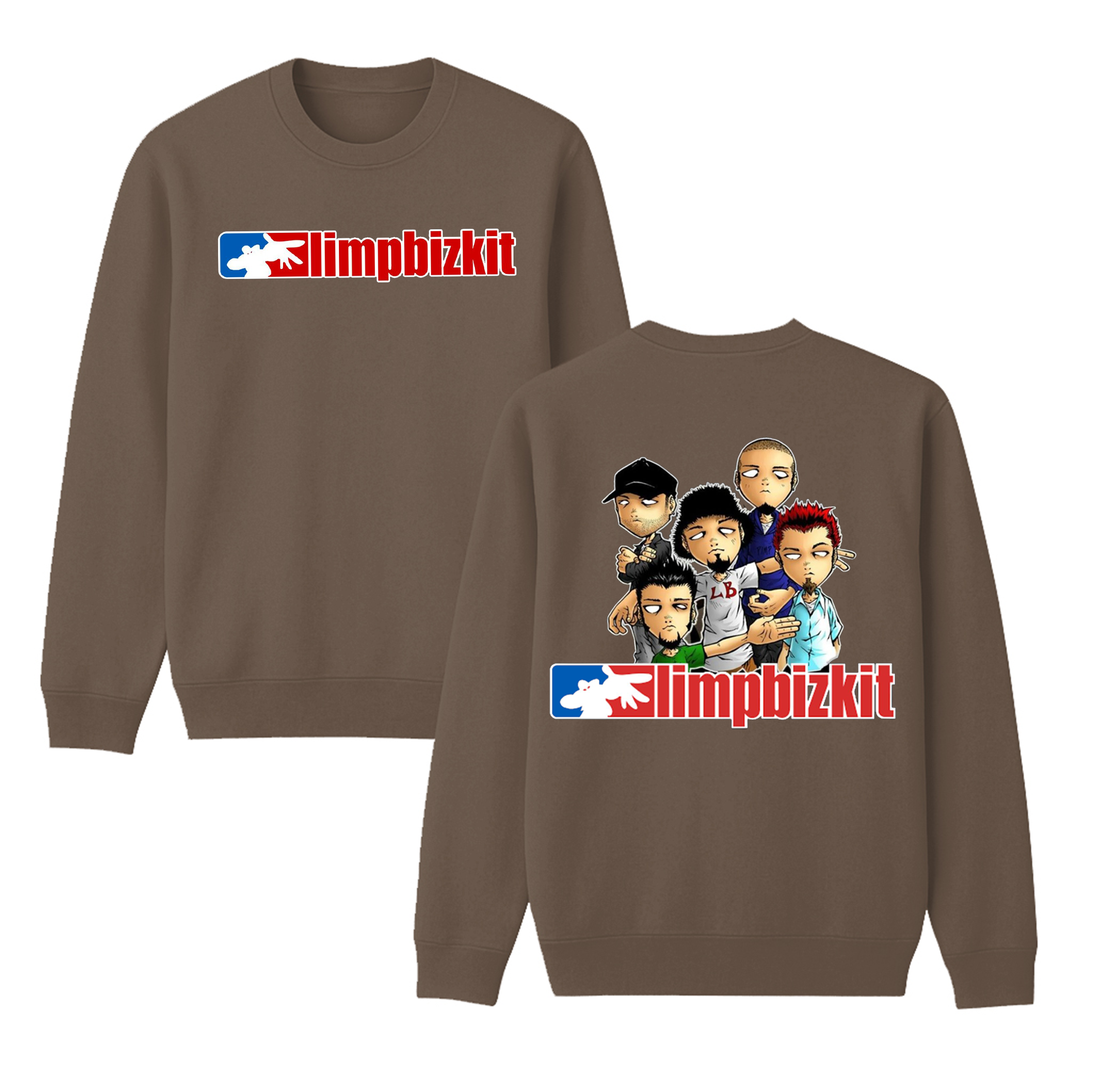 Limp Bizkit Band Unisex Cotton Creneck Sweatshirt