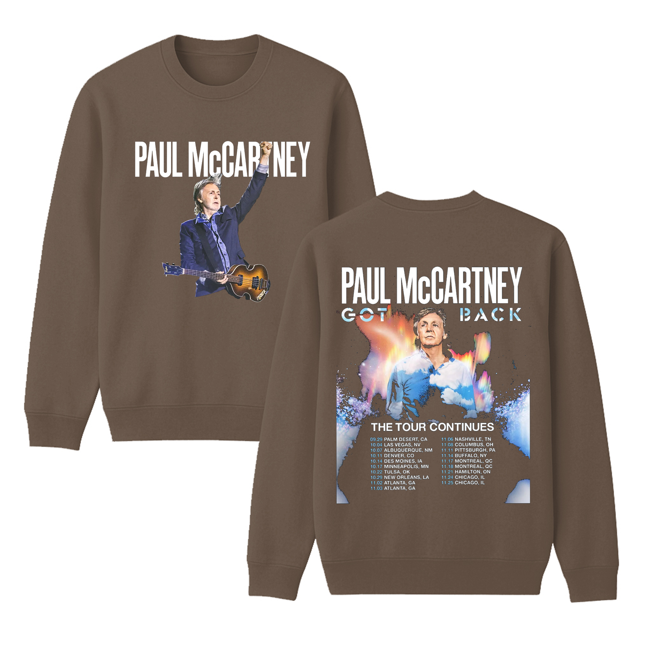 Paul McCartney Tour,The Beatles Fan Gift Unisex Cotton Creneck Sweatshirt