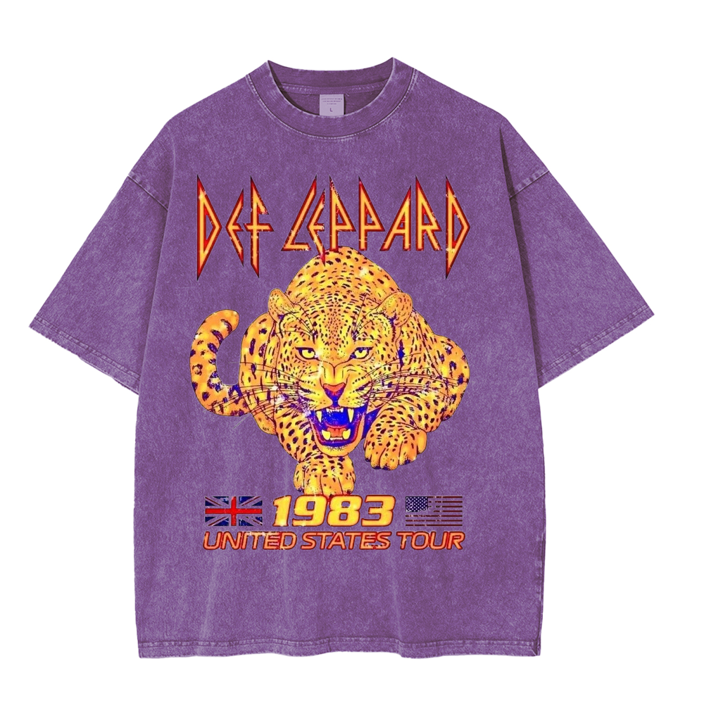 Def Leppard Unisex Washed T-Shirt
