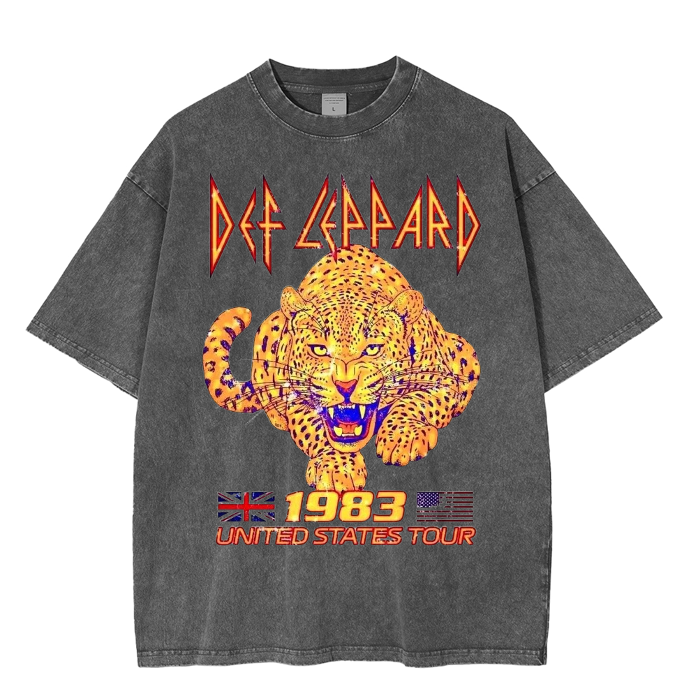 Def Leppard Unisex Washed T-Shirt
