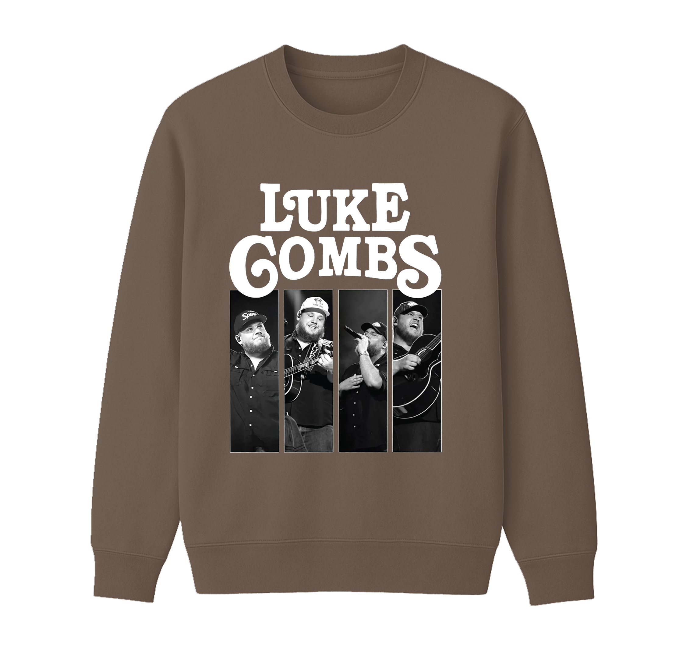 Luke Combs Unisex Cotton Creneck Sweatshirt