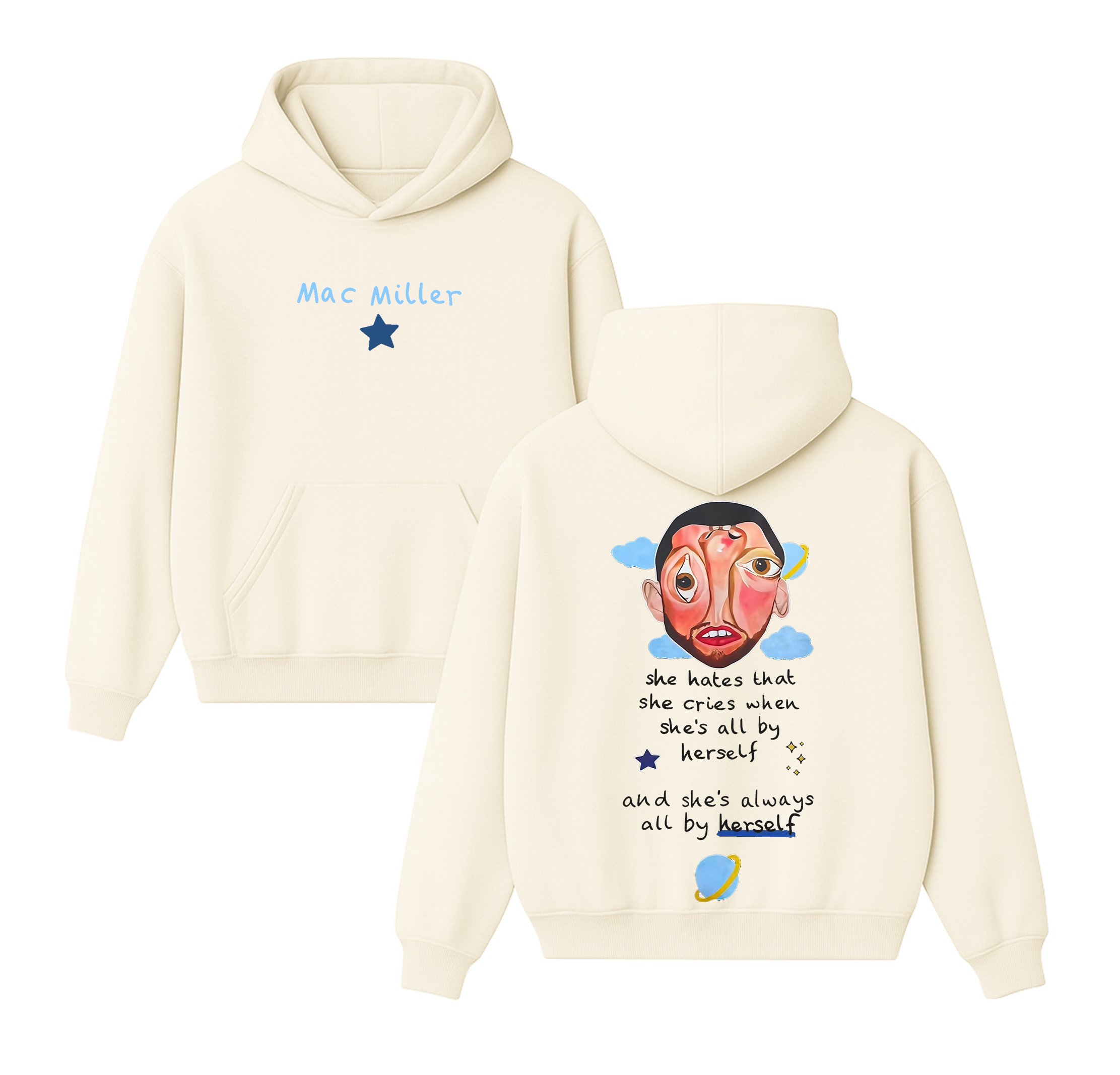 Mac Miller - Stoned Cotton Unisex Hoodie