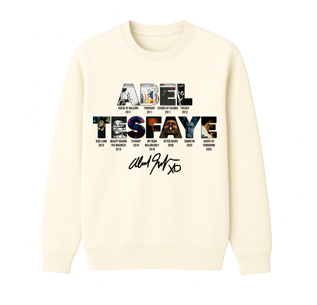 The Weeknd concert  Unisex Cotton Creneck Sweatshirt