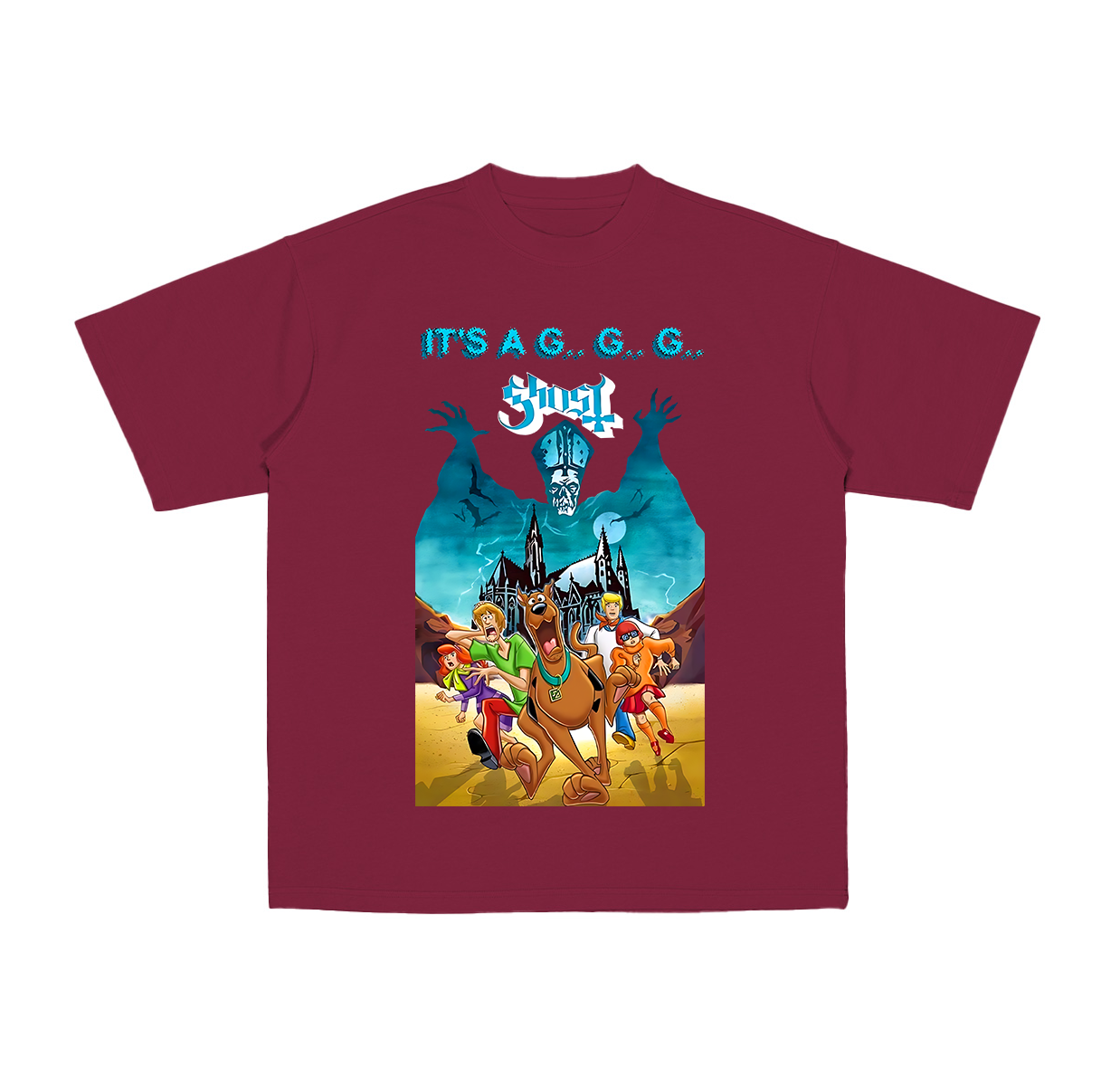 Ghost Rock Band X Scooby-Doo  Cotton Unisex T-shirt