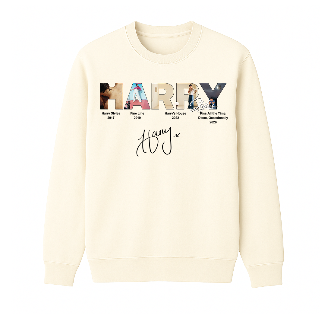 Harry Styles Fan Cotton Unisex Crewneck Sweatshirt