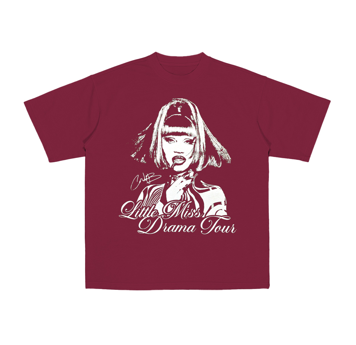 Cardi B,Little Miss Drama Tour Cotton Unisex T-shirt