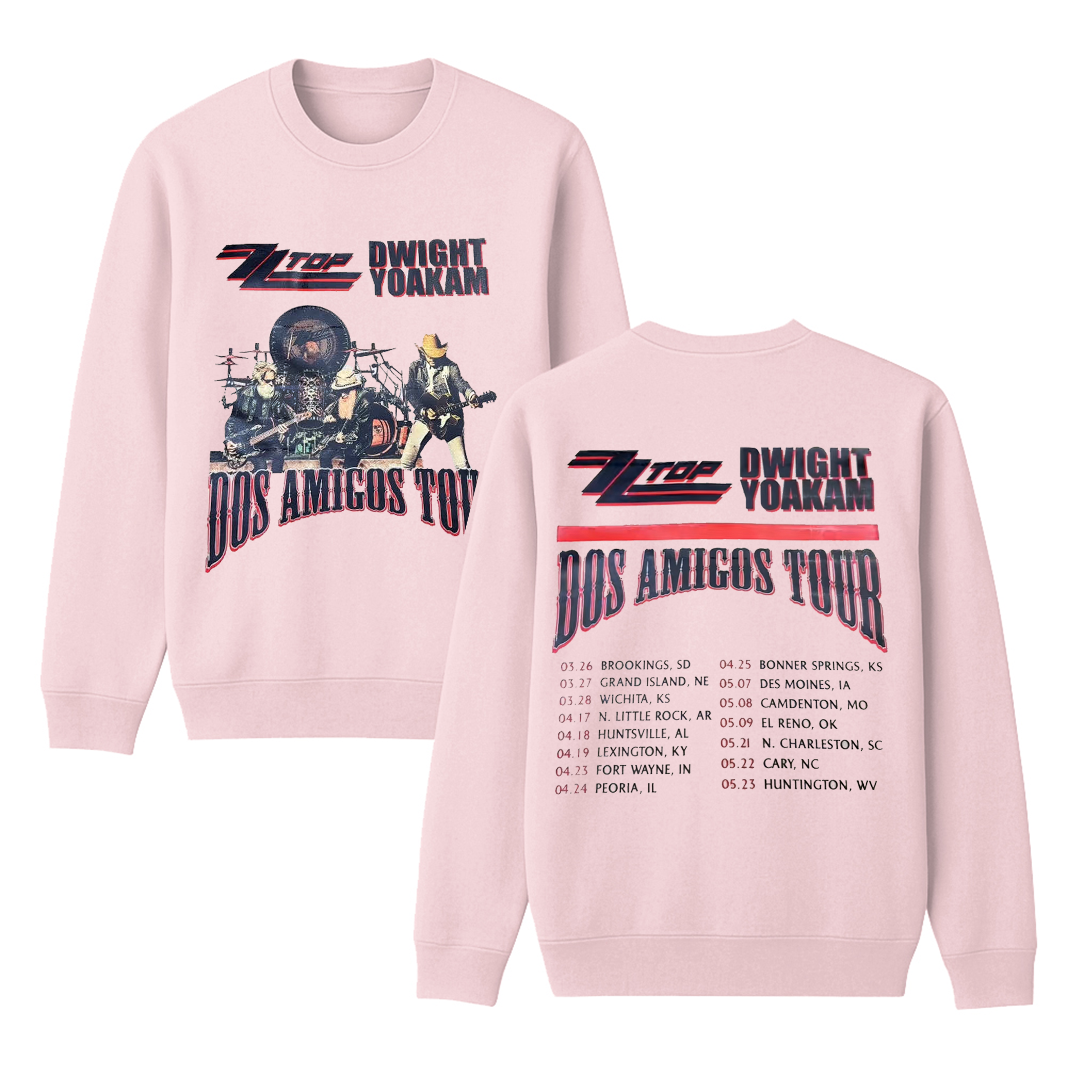 ZZ Top Fans Unisex Cotton Creneck Sweatshirt