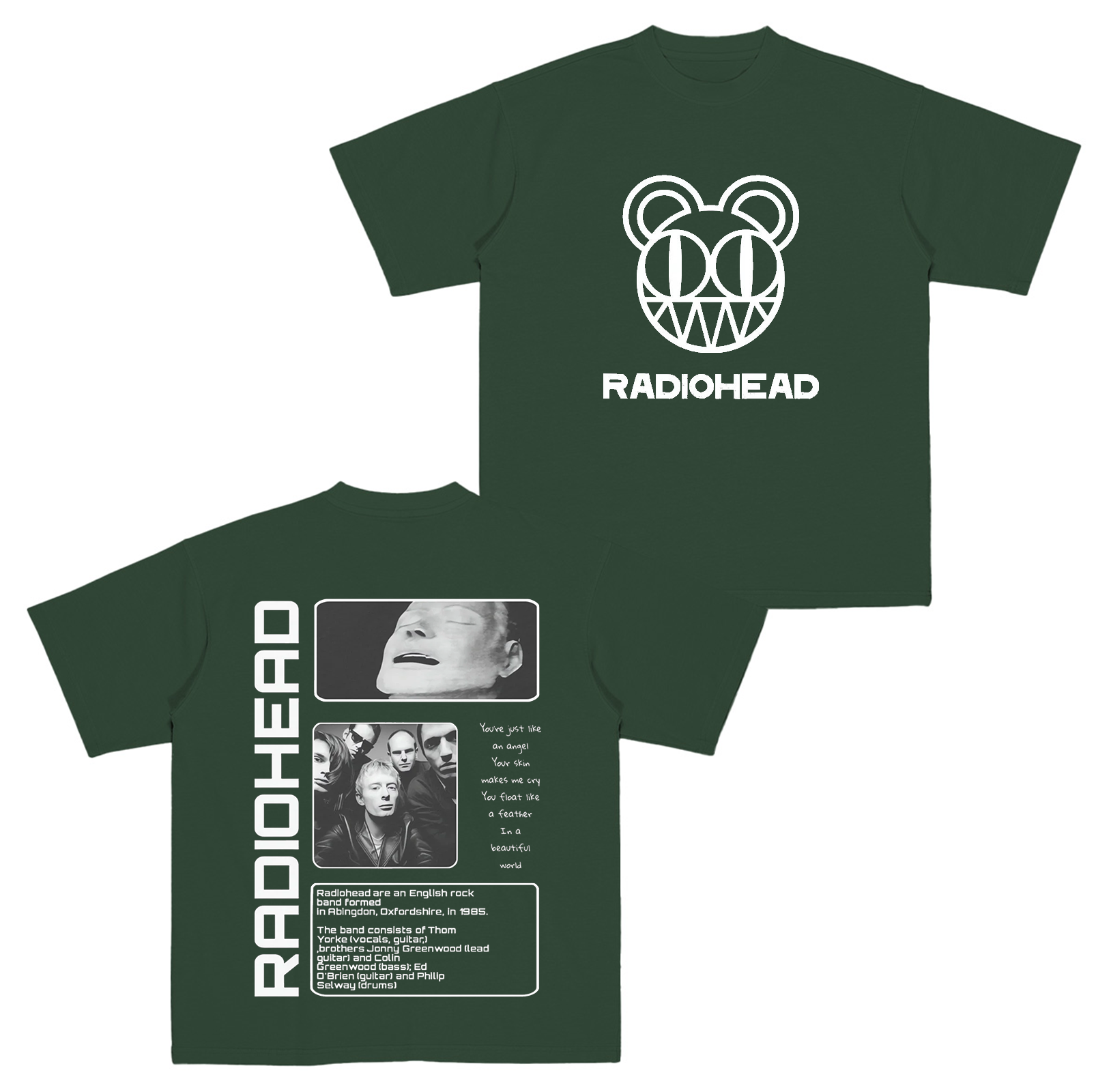 RadioHead History Cotton Unisex T-shirt