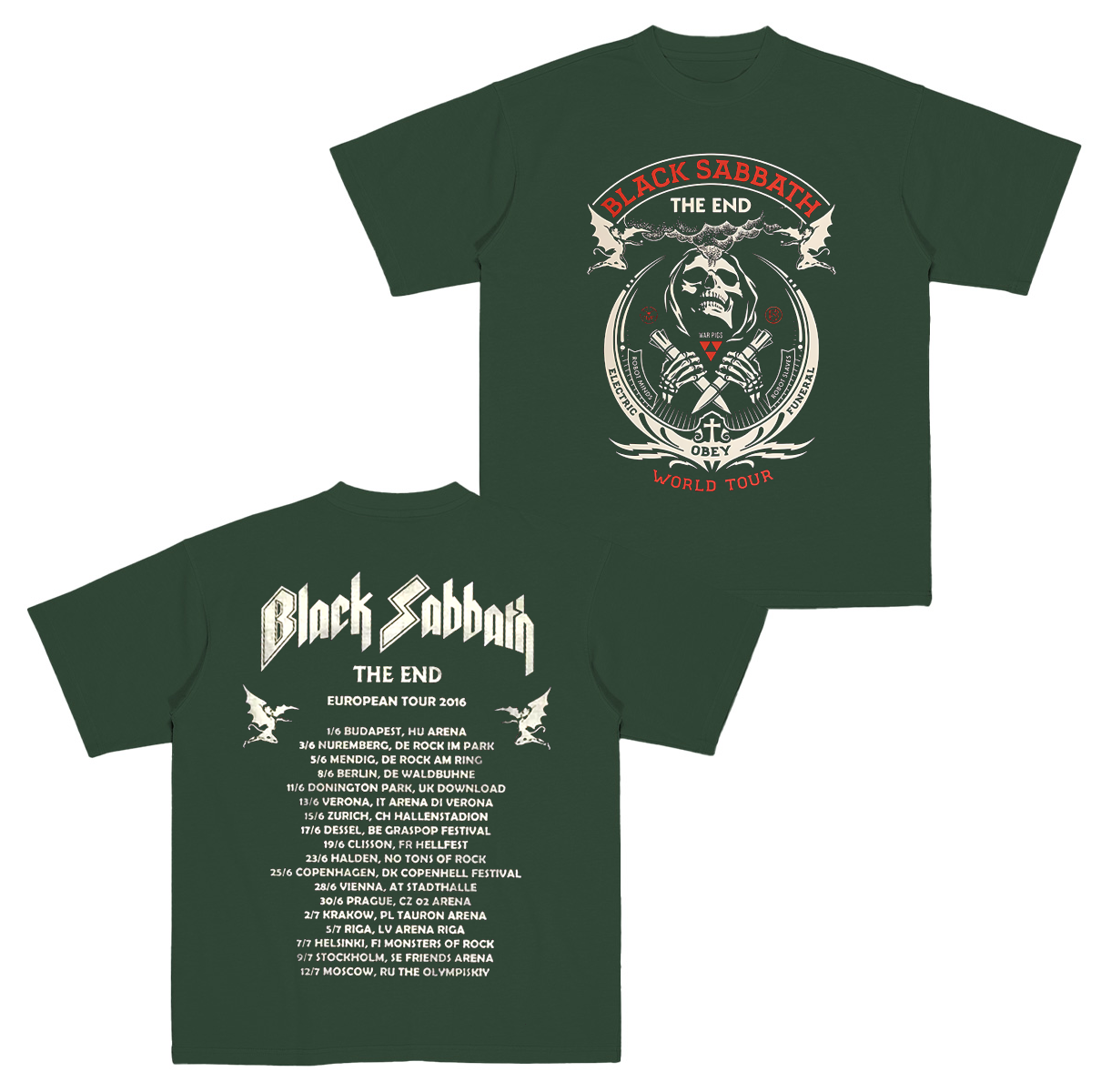 Black Sabbath OzzyOsbourne Vintage Unisex T-shirt